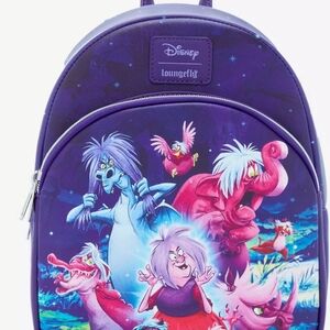 Loungefly Disney Purple and Blue Kids Backpack